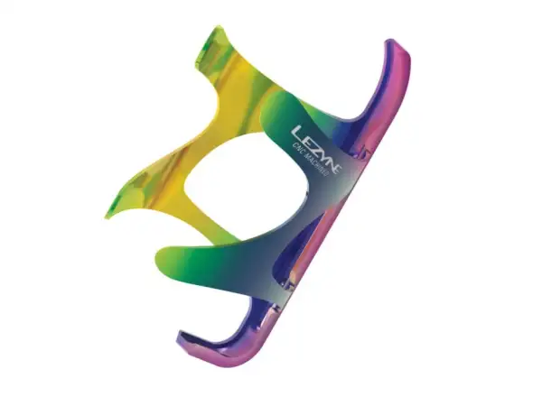 Lezyne CNC Cage košík na fľašu Neo Metallic