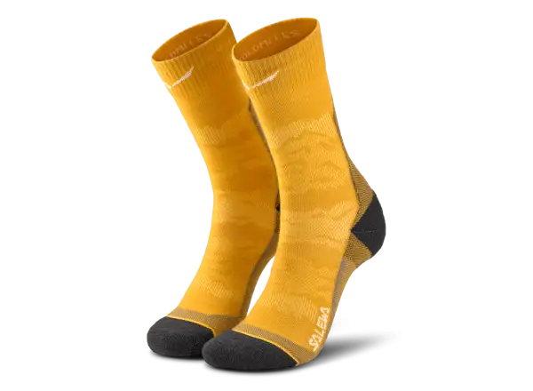 Salewa Ortles Merino Crew pánske ponožky Gold