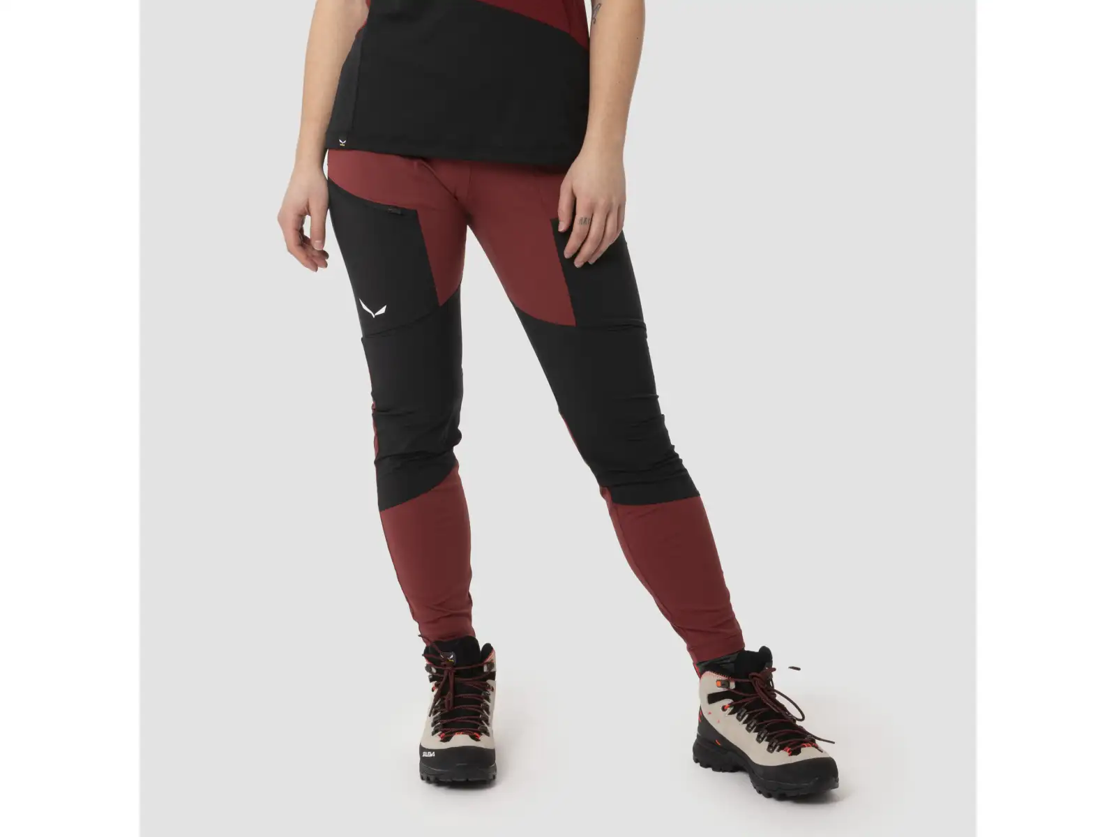 Salewa Puez Dry Responsive Cargo dámske nohavice Syrah