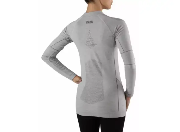 Viking Lava Primaloft dámske tričko dlhý rukáv Light Grey