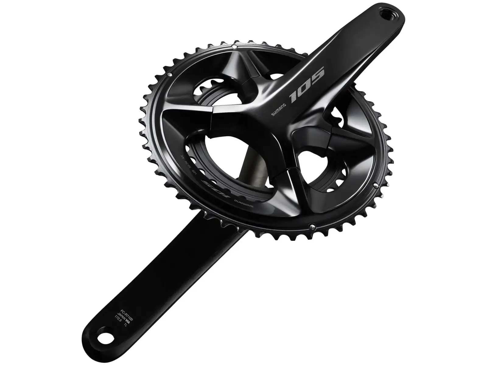 Shimano 105 FC-R7100 2x12sp. cestné kľuky 50x34 zubov čierna Z BICYKLA