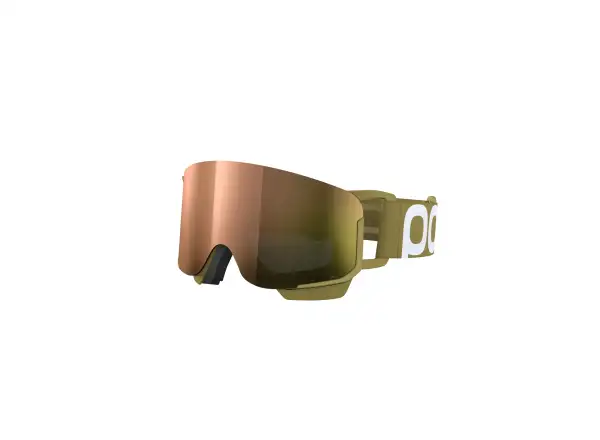 POC Nexal Mid lyžiarske okuliare Olivine Green/Partly Sunny Rose Gold