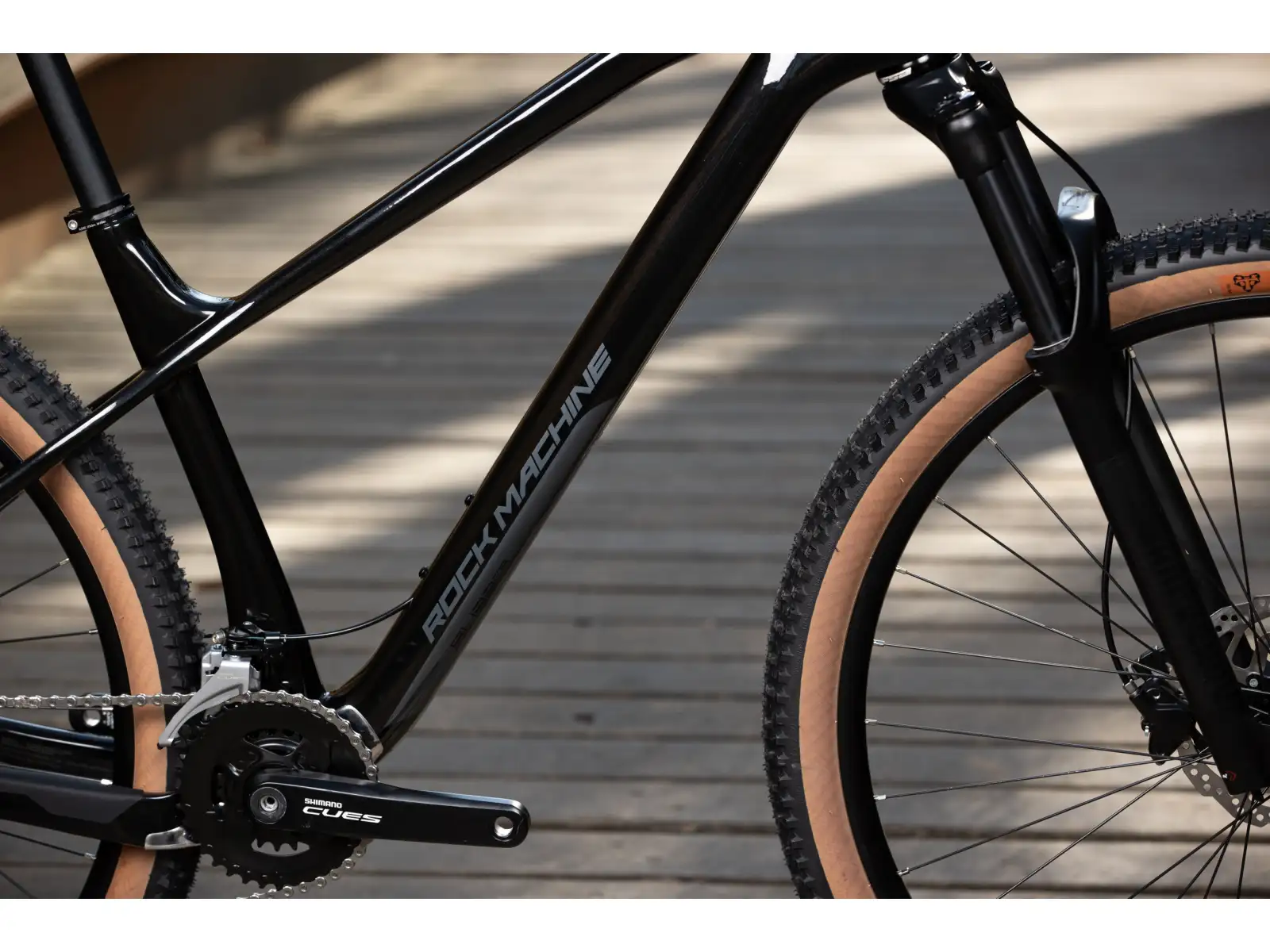 Rock Machine Blizz Cr 20 horský bicykel Gloss Basalt Black