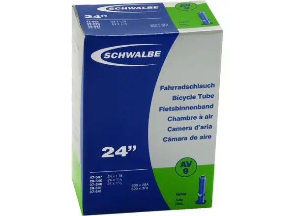 Schwalbe duša MTB 24x1 3/8 - 1,75" (Nr.9)