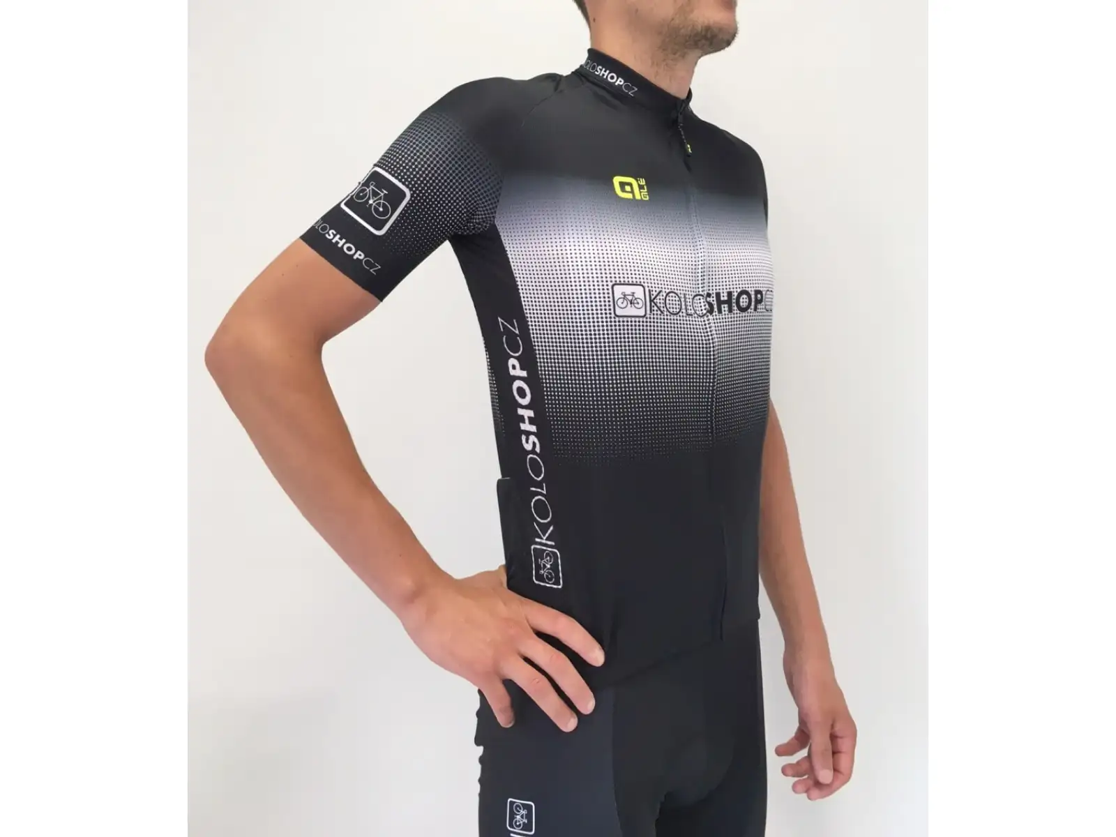 Alé Prime pánsky dres s krátkym rukávom Coloshop black