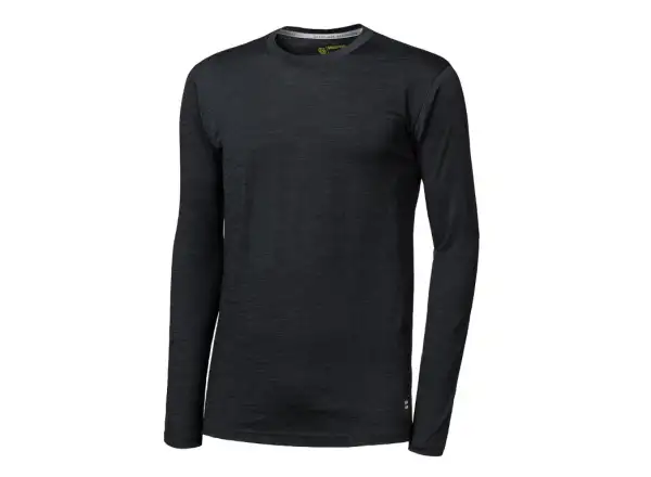 Sensor Merino Cordura pánske tričko dlhý rukáv Black