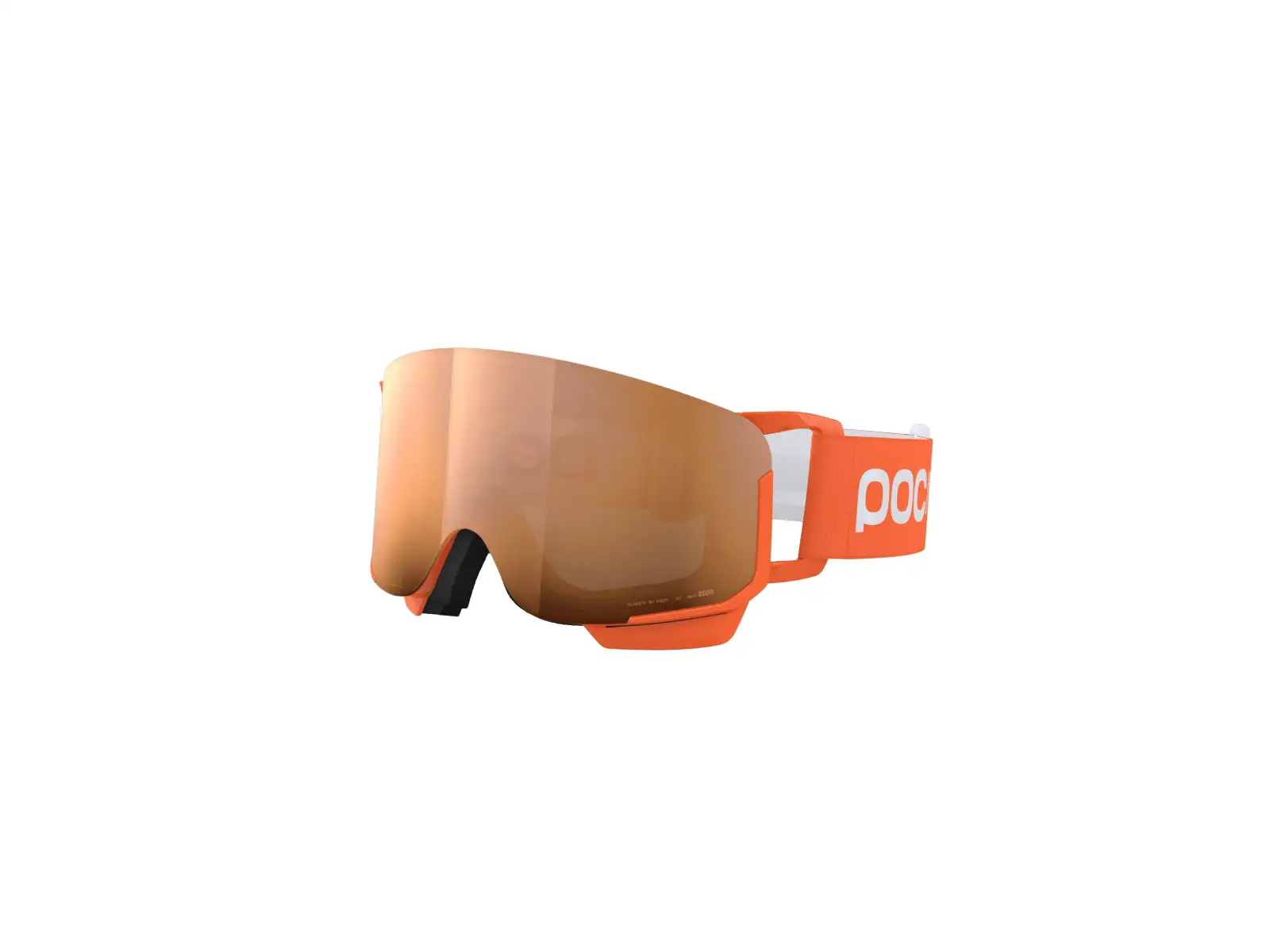 POC POCito Nexal detské lyžiarske okuliare Fluorescent Orange/Partly Sunny Light Orange