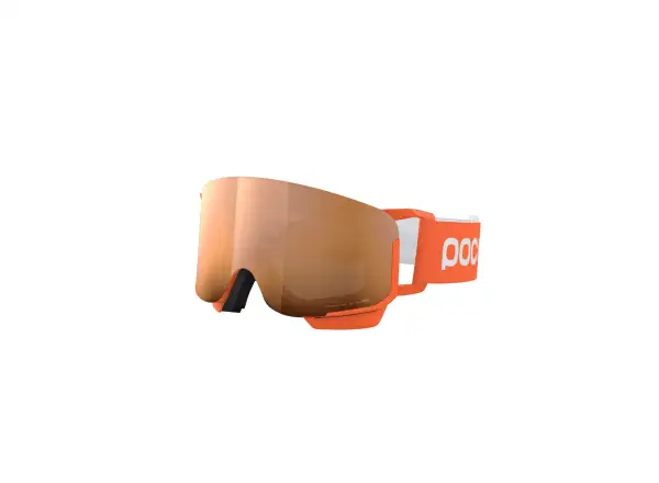 POC POCito Nexal detské lyžiarske okuliare Fluorescent Orange/Partly Sunny Light Orange