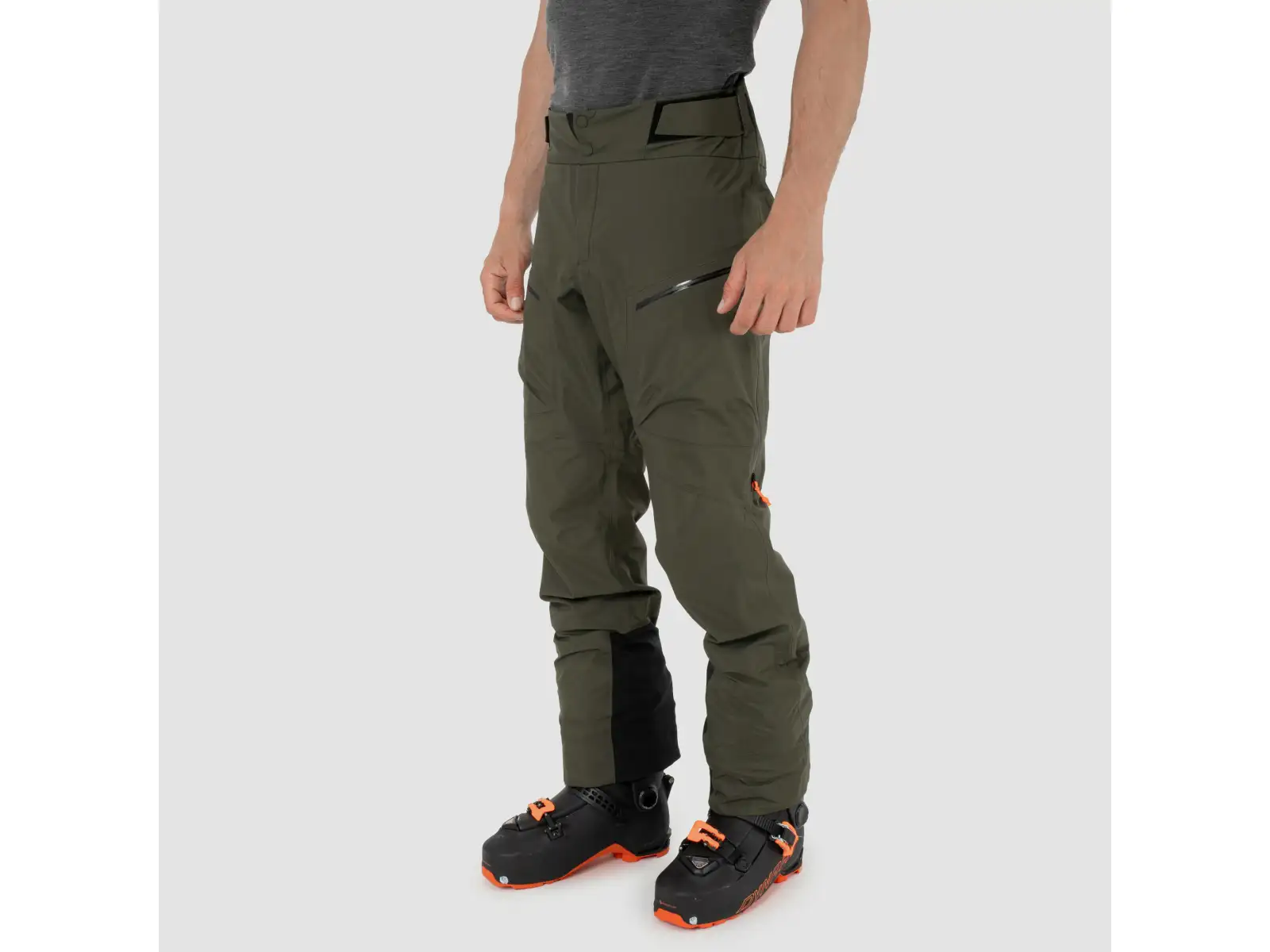 Salewa Sella 3L Powertex pánske nohavice Dark Olive