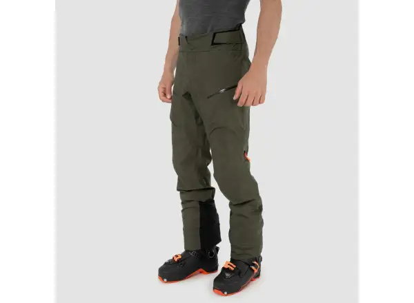 Salewa Sella 3L Powertex pánske nohavice Dark Olive