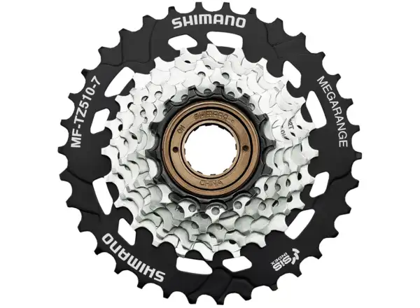 Shimano Tourney MF-TZ510 7sp. šroubovací vícekolečko 14-34 zubů