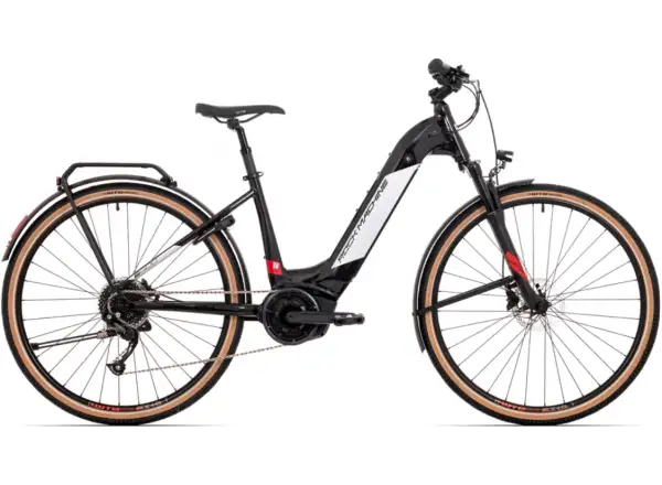 Rock Machine Crossride INT e400 B Touring e-bike Gloss Black/White/Red