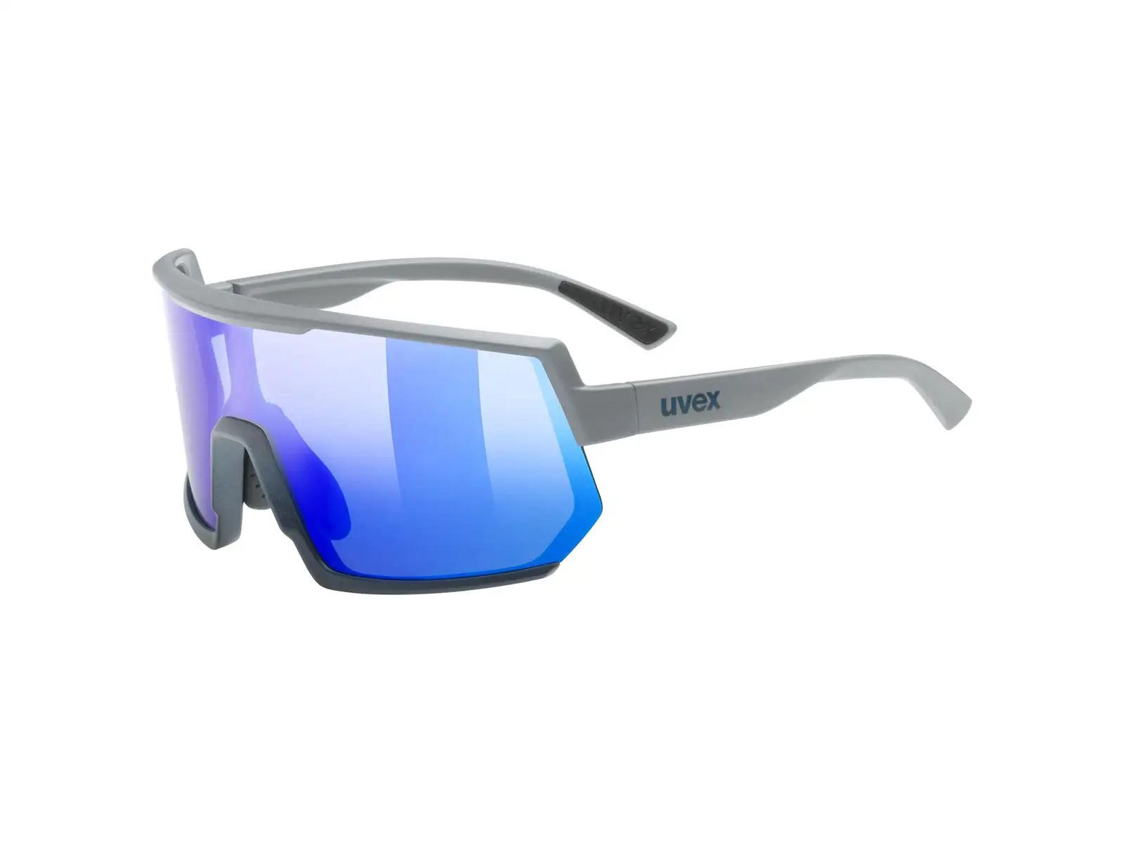 Uvex Sportstyle 235 okuliare Rhino Deep Space Mat/Mirror Blue