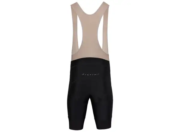 Silvini Suelo Pánske šortky s laclom a vložkou Black/Cream