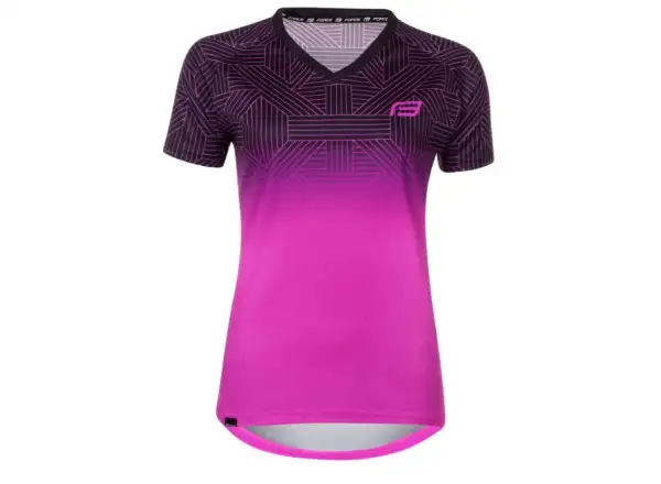 Force City dámsky dres s krátkym rukávom pink/black