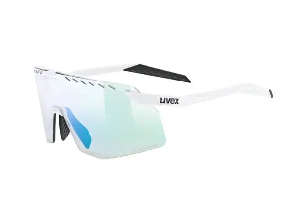 Uvex Pace Stage Variomatic okuliare White Matt/Mirror Green