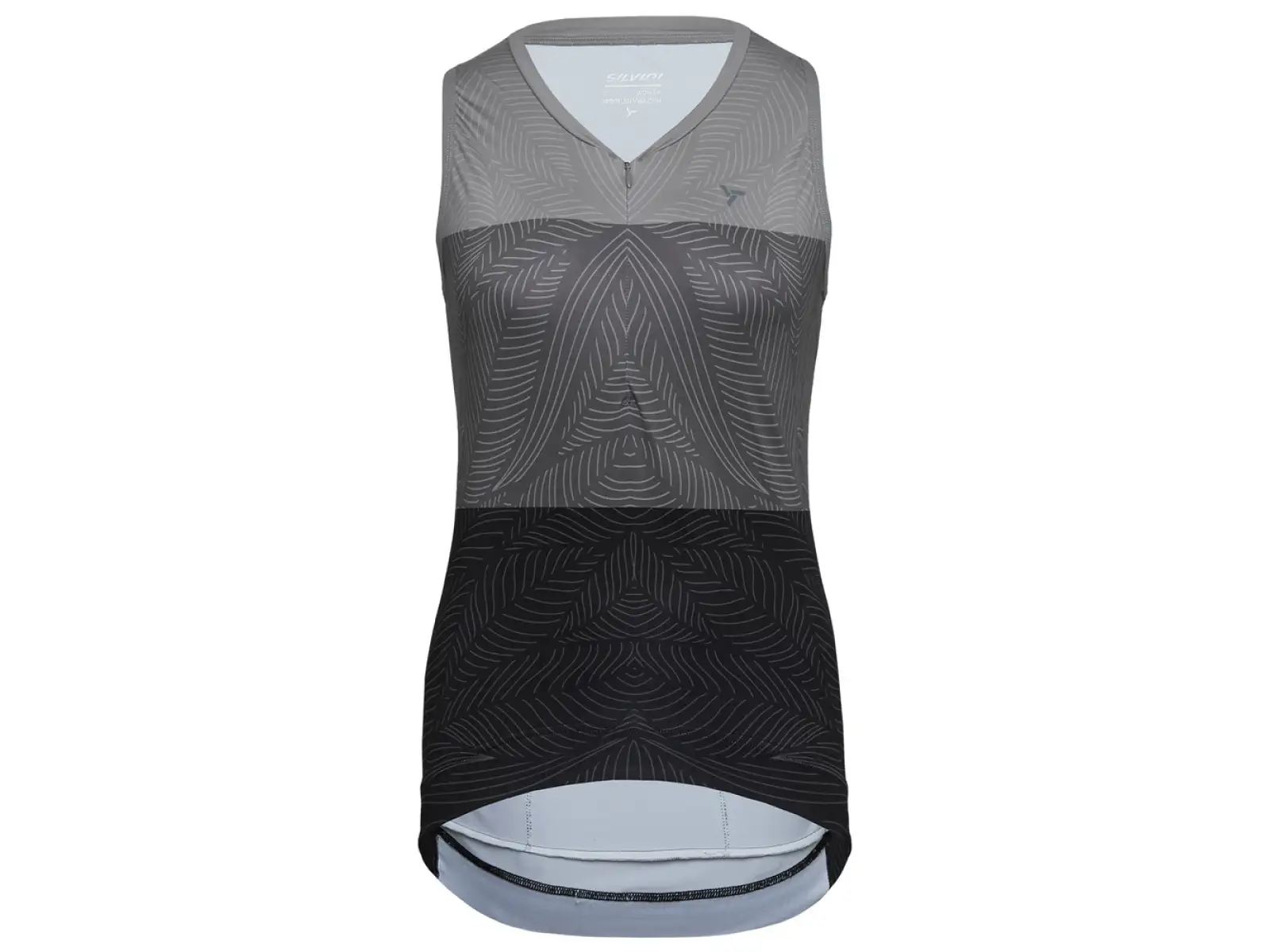 Silvini Escolca dámsky dres bez rukávov Black/Charcoal