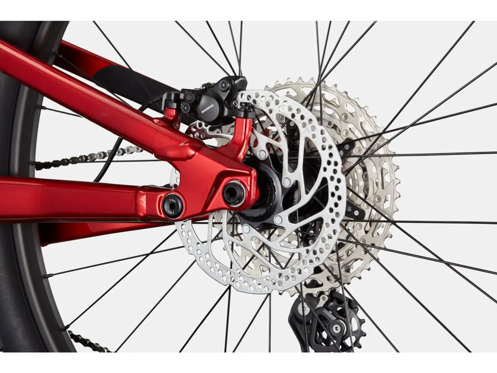 Cannondale Habit 4 celoodpružený horský bicykel Candy Red