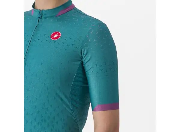 Castelli Pezzi dámsky dres krátky rukáv Quetzal Green