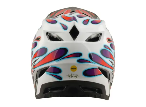 Troy Lee Desing D4 Composite Mips prilba White/Red