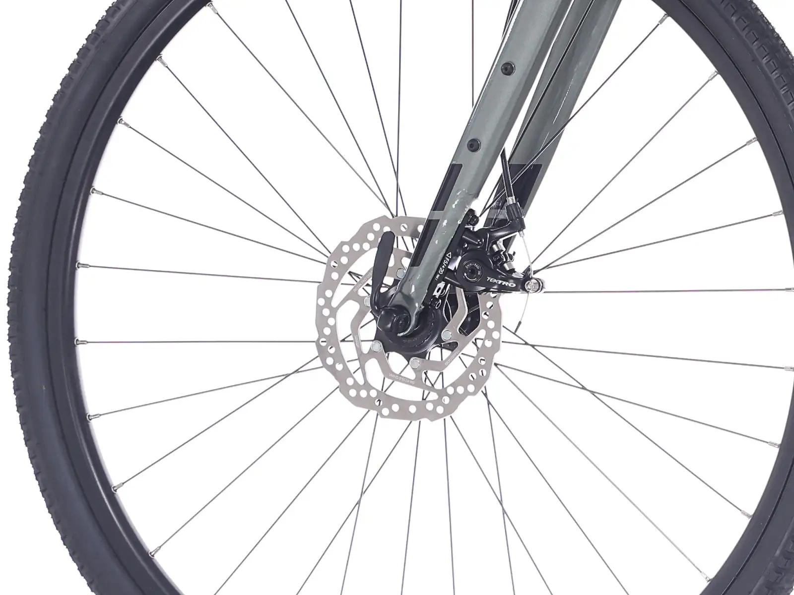 Rock Machine Lukk 40 gravel bicykel Gloss Granite Green