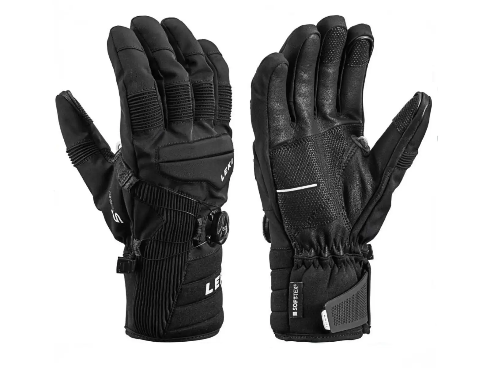 Leki Progressive Tune S Boa® MF Touch zjazdové rukavice Black