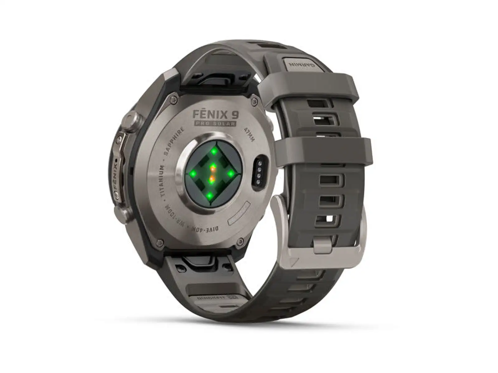 Garmin Fénix 9 Pro inReach Solar 47 mm Titanium Pebble Gray/Silver Gray