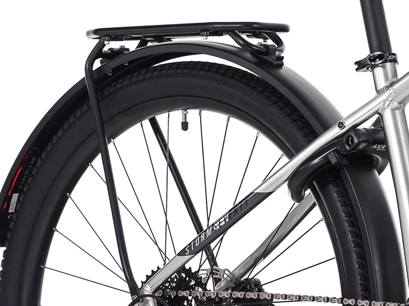 Rock Machine eSTORM 70 TOUR horský elektrobicykel Gloss Silver/Black/Grey