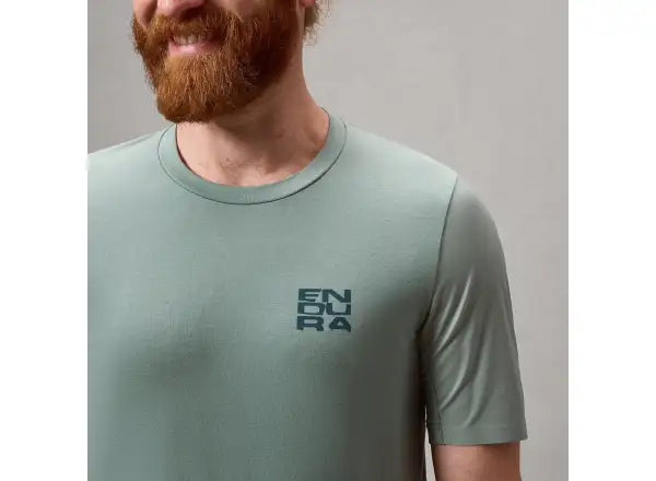 Endura AllTrack Ride pánsky dres krátky rukáv Sage Green