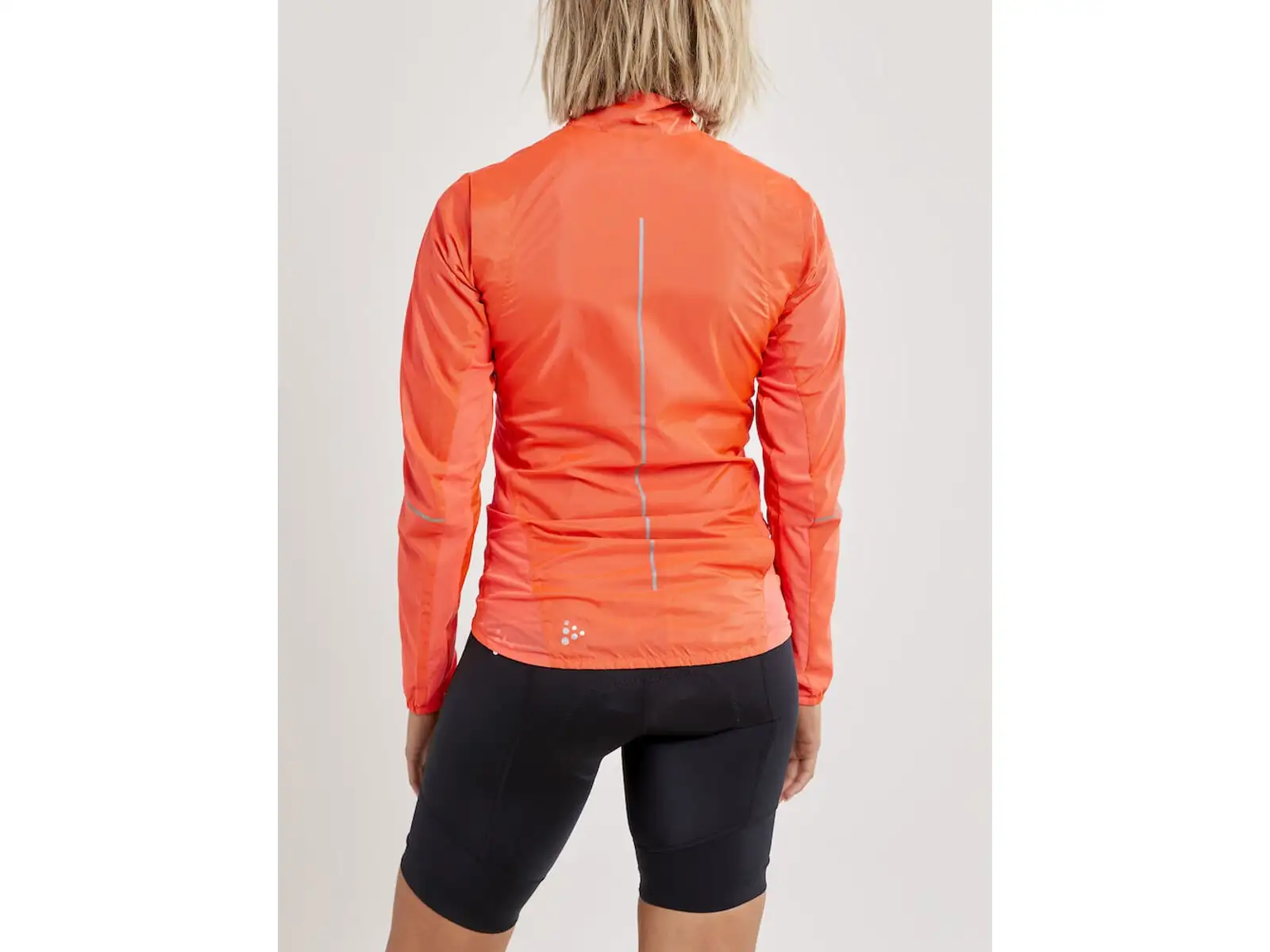 Craft ADV Essence Light Wind dámska cyklistická bunda oranžová