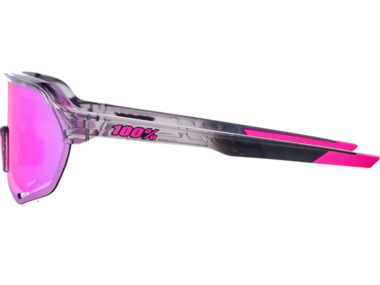 100% S2 Tokyo Night okuliare Polished Translucent Grey / Purple