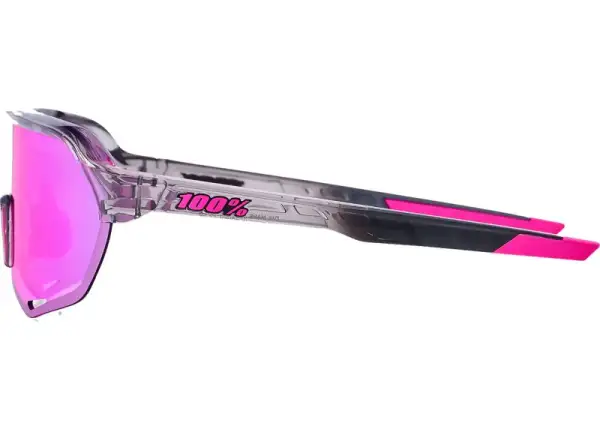 100% S2 Tokyo Night okuliare Polished Translucent Grey / Purple