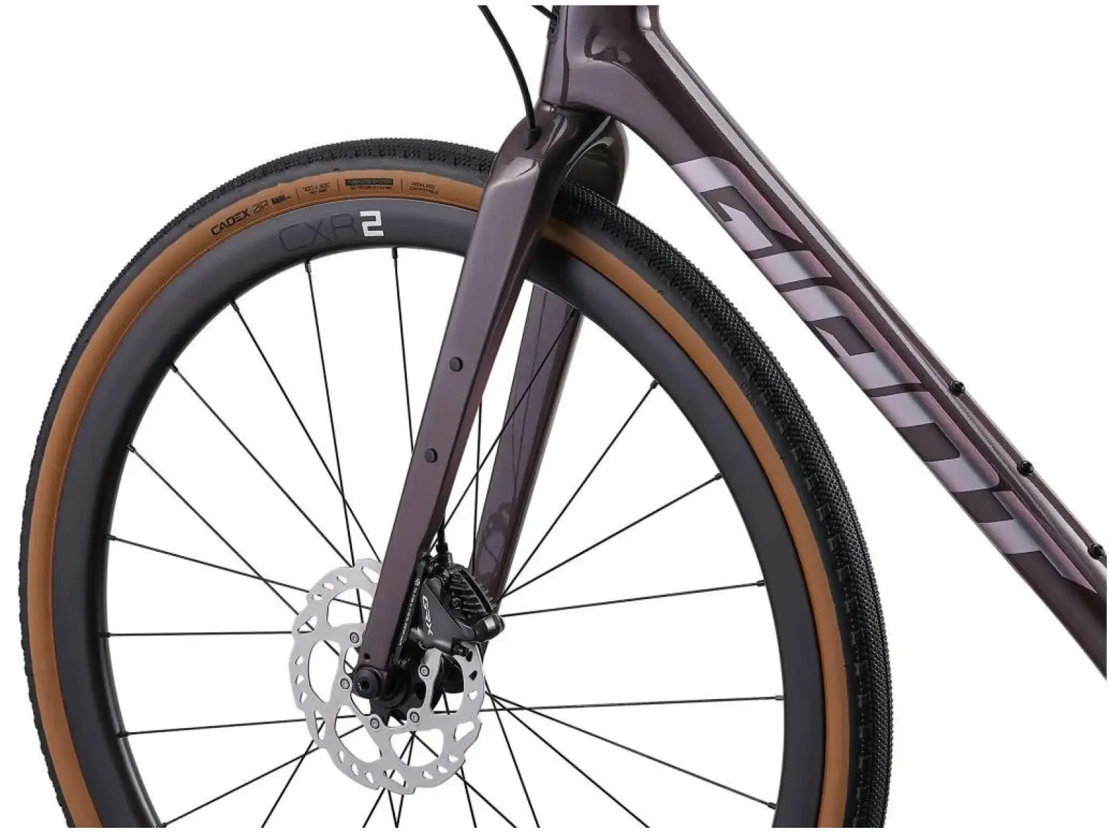Giant Revolt Advanced 0 gravel bike charcoal plum