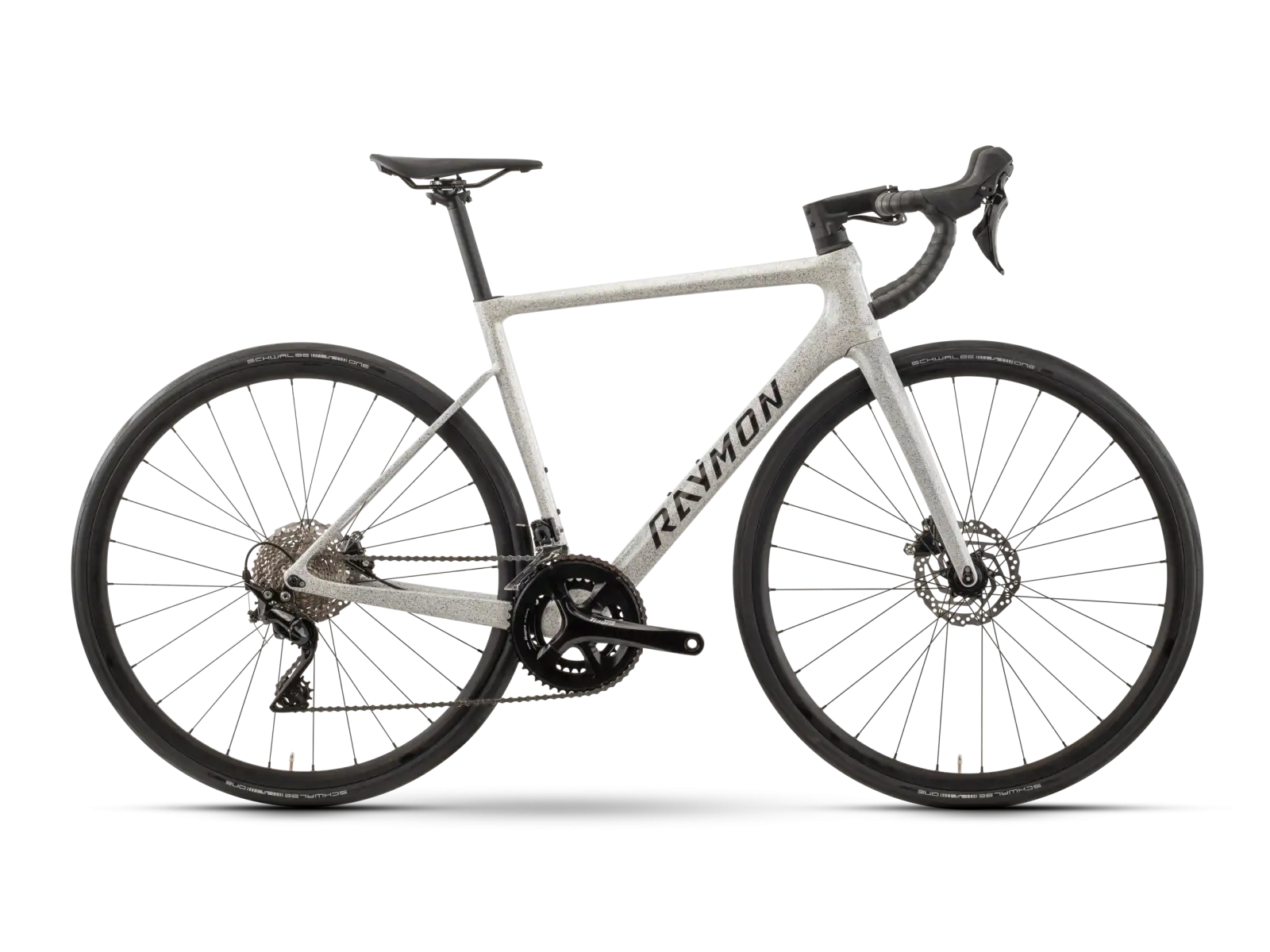 Raymon Kirana gravel bicykel Light Grey Stealth
