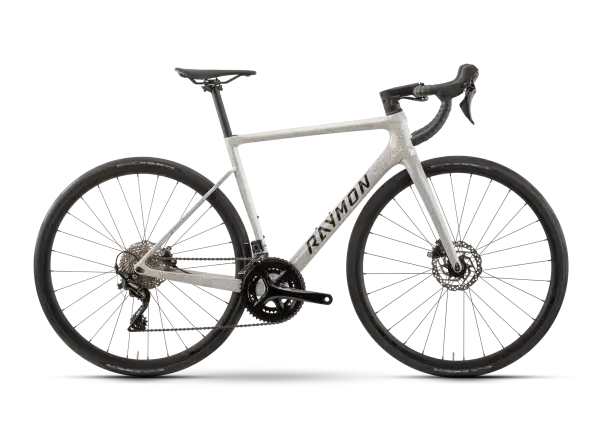 Raymon Kirana gravel bicykel Light Grey Stealth