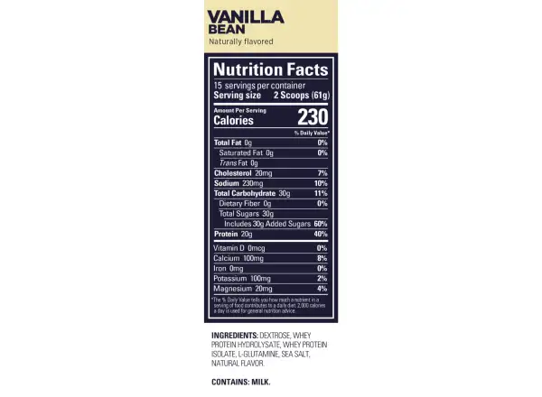 GU Roctane Recovery Drink Mix regeneračný nápoj sáčok 930 g Vanilla Bean