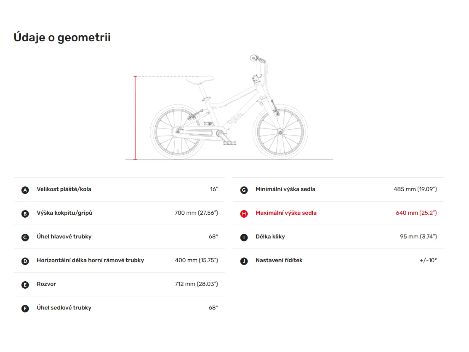 Woom GO 3 Automagic Hot Pink 16 detský bicykel