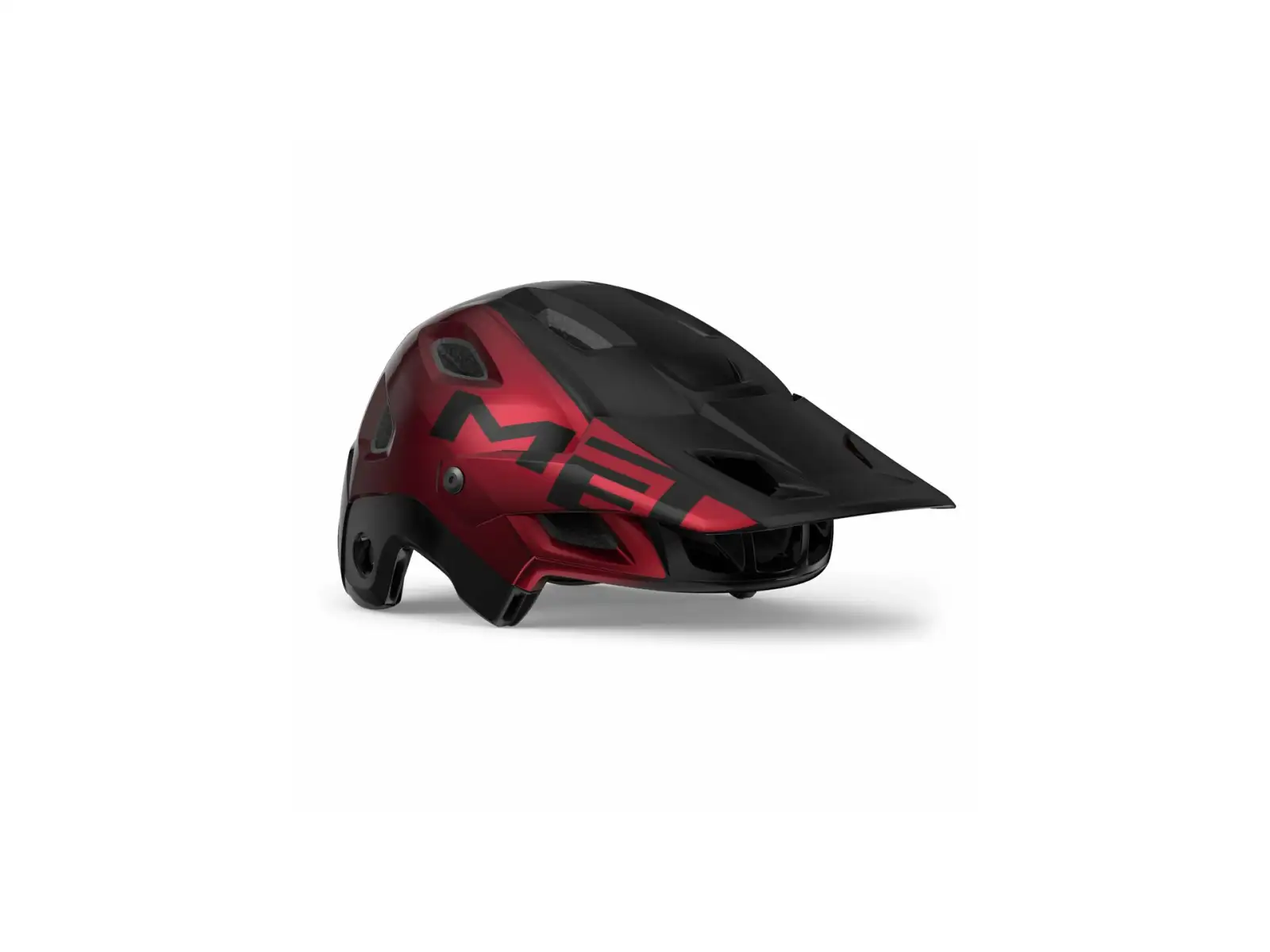 Prilba MET Parachute MCR MIPS červená/čierna metalíza, veľkosť 4, s prilbou. L (58-61 cm)