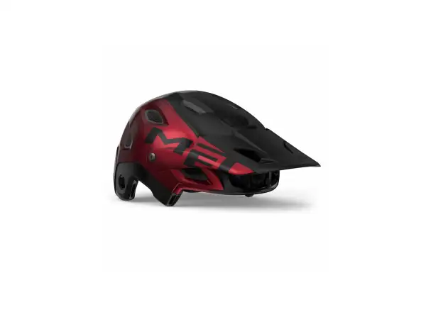 Prilba MET Parachute MCR MIPS červená/čierna metalíza, veľkosť 4, s prilbou. L (58-61 cm)