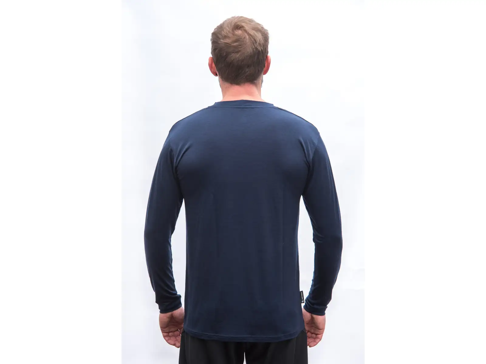 Sensor Merino Active Outside pánske tričko dlhý rukáv Deep Blue