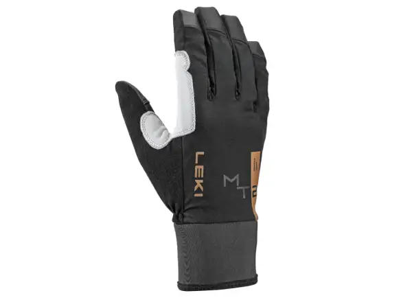 Leki Montera Storm alpinistické rukavice Black/White/Brown