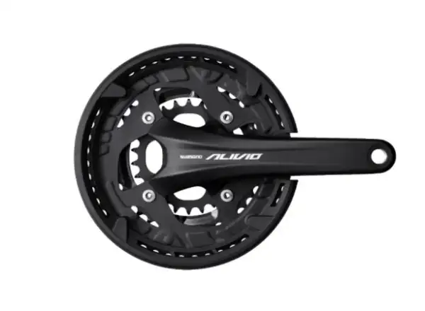 Shimano Alivio FC-T4060 kľuky 3x9 175 mm 44x32x22z bez BB misk s krytom čierne
