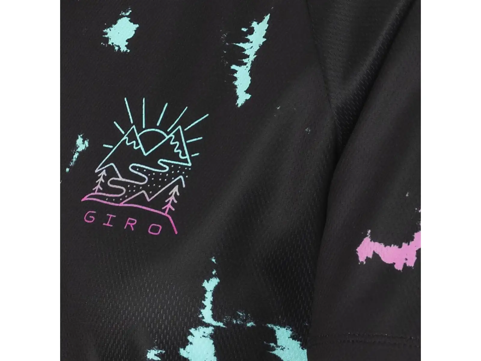 Dámsky dres s krátkym rukávom Giro Roust Black Ice Dye