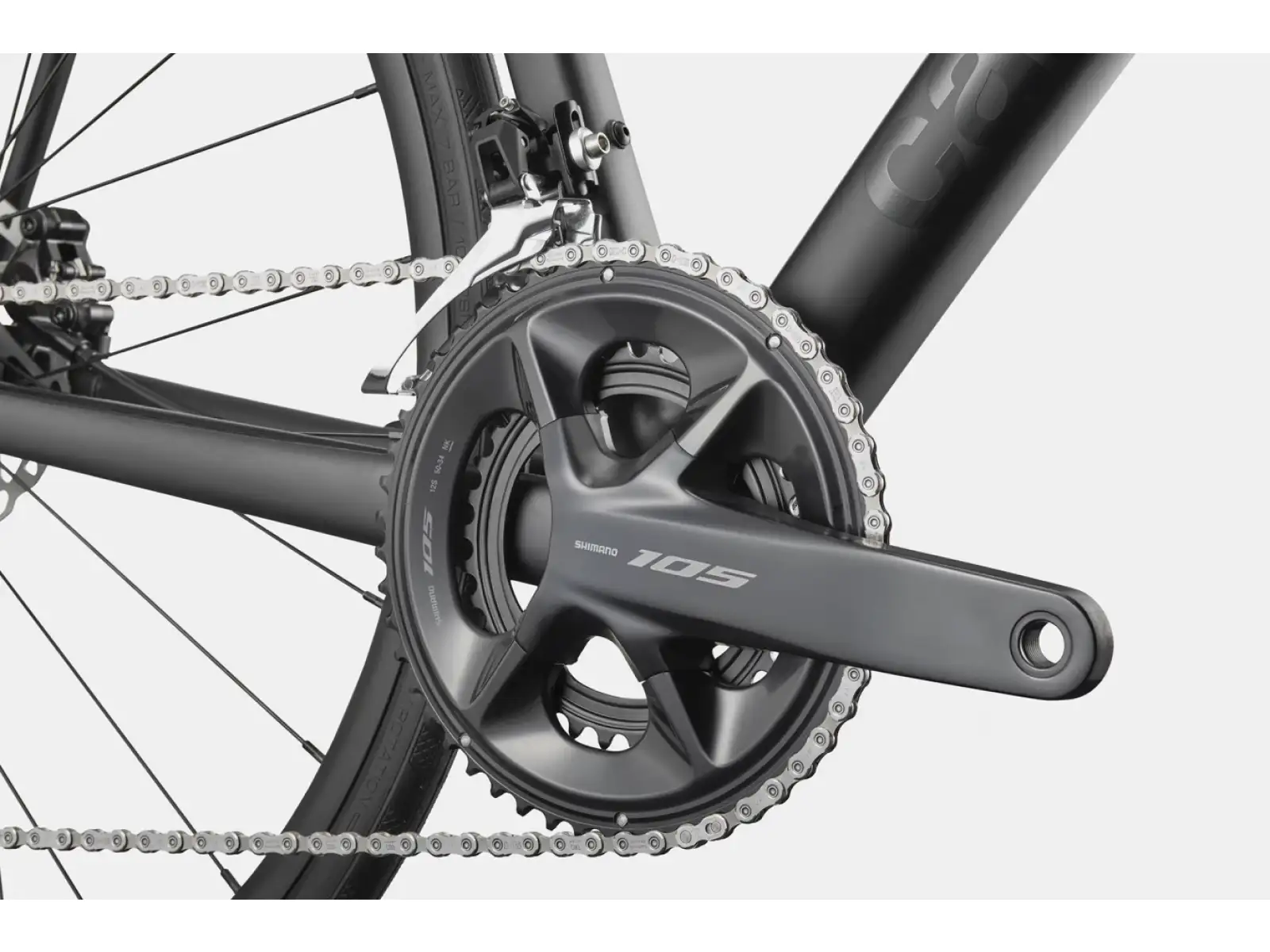 Cannondale CAAD 14 3 cestný bicykel Matte Black (BBQ)