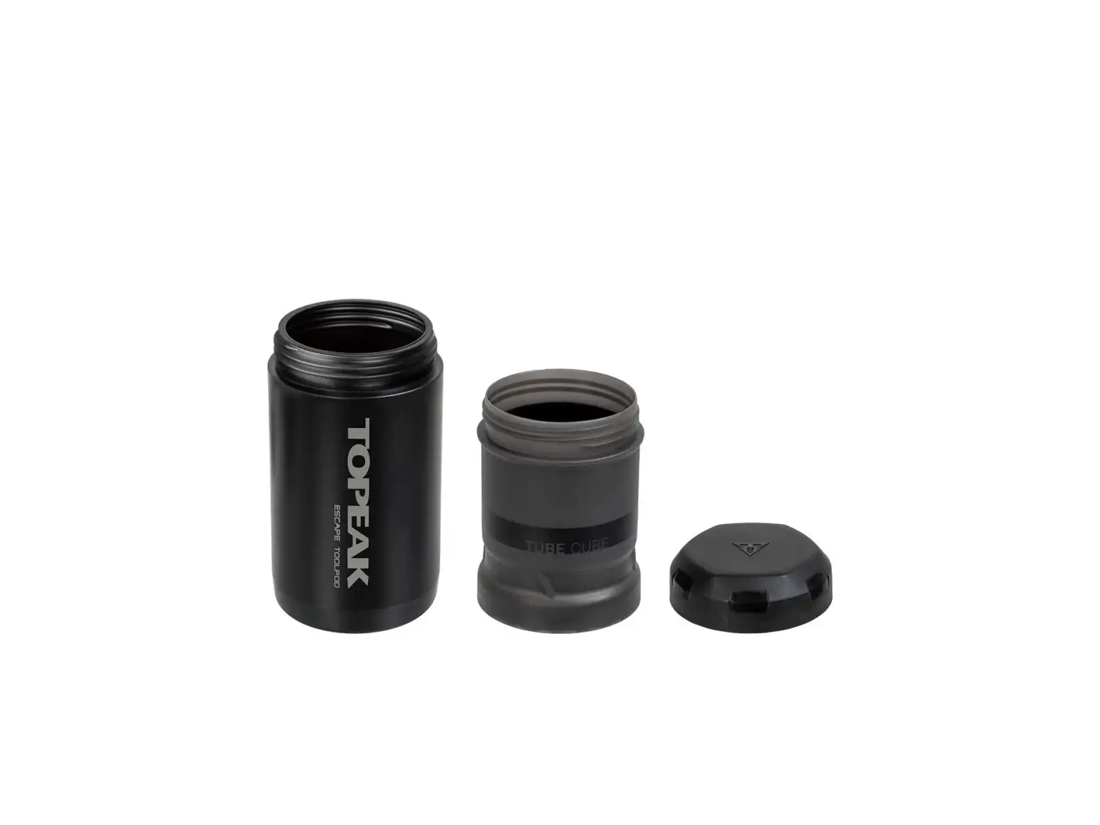 Topeak Escape POD+ s Tube Cube brašňa do košíka na fľašu čierna