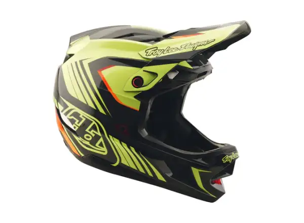 Troy Lee Designs D4 Polyacrylite Qualifier prilba Black/Yellow