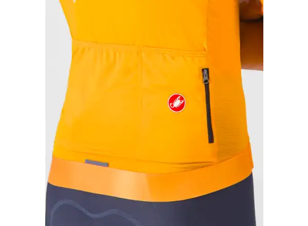 Castelli Espresso R-A/D pánsky dres krátky rukáv Vivid Orange