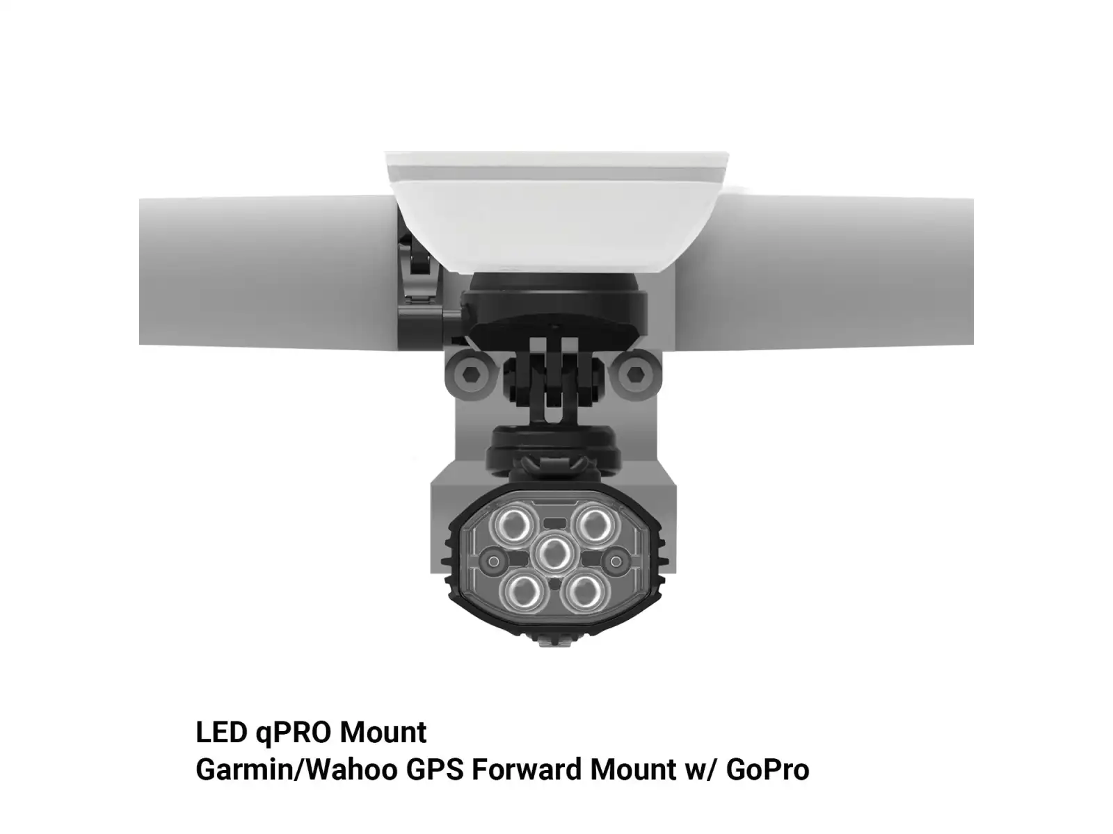 Lezyne LED qPRO Mount držiak svetla Black