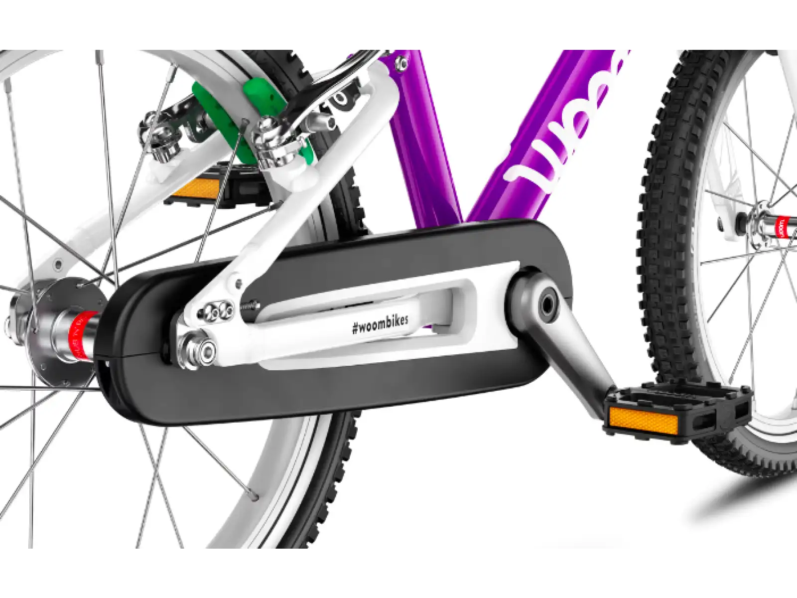 Woom 3 Purple 16 detský bicykel
