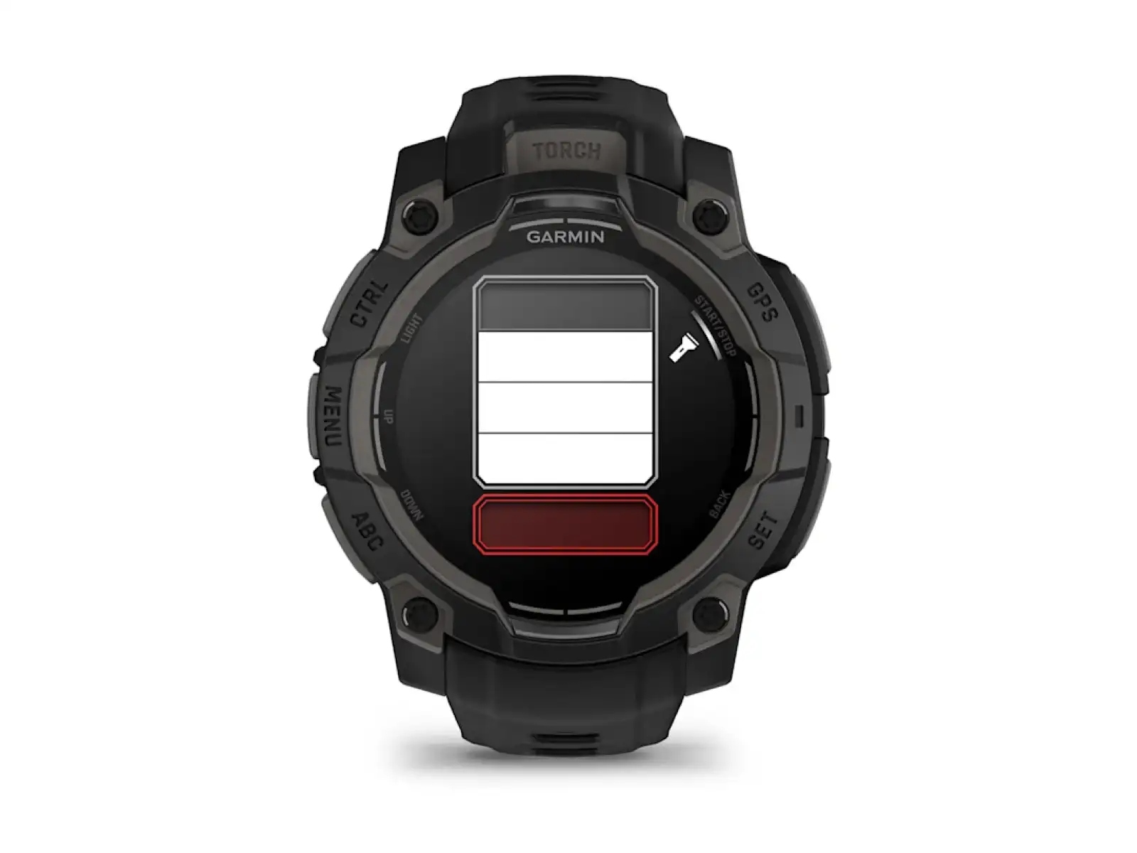 Garmin Instinct 3 Amoled 45 mm inteligentné hodinky Black/Black remienok